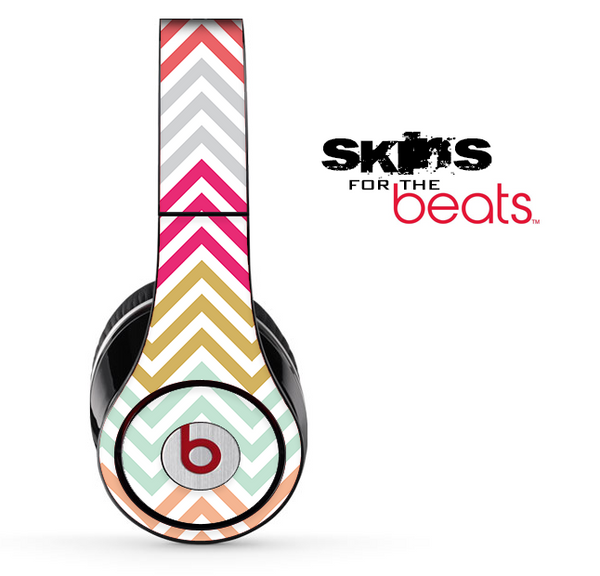 Colorful Vintage Chevron Pattern Skin for the Beats by Dre Solo, Studio, Wireless, Pro or Mixr