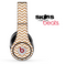 White and Wood Chevron Pattern Skin for the Beats by Dre Solo, Studio, Wireless, Pro or Mixr