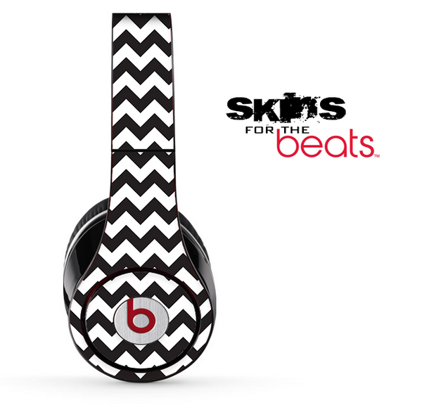 Black and White Chevron Pattern Skin for the Beats by Dre Solo, Studio, Wireless, Pro or Mixr