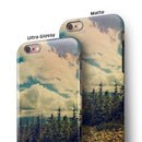 Beatuful Scenic Mountain View iPhone 6/6s or 6/6s Plus 2-Piece Hybrid INK-Fuzed Case