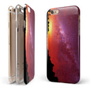 Beautiful Milky Way Sunset iPhone 6/6s or 6/6s Plus 2-Piece Hybrid INK-Fuzed Case