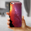 Beautiful Milky Way Sunset iPhone 6/6s or 6/6s Plus 2-Piece Hybrid INK-Fuzed Case