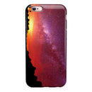 Beautiful Milky Way Sunset iPhone 6/6s or 6/6s Plus 2-Piece Hybrid INK-Fuzed Case