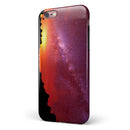 Beautiful Milky Way Sunset iPhone 6/6s or 6/6s Plus 2-Piece Hybrid INK-Fuzed Case