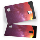 Beautiful Milky Way Sunset - Premium Protective Decal Skin-Kit for the Apple Credit Card