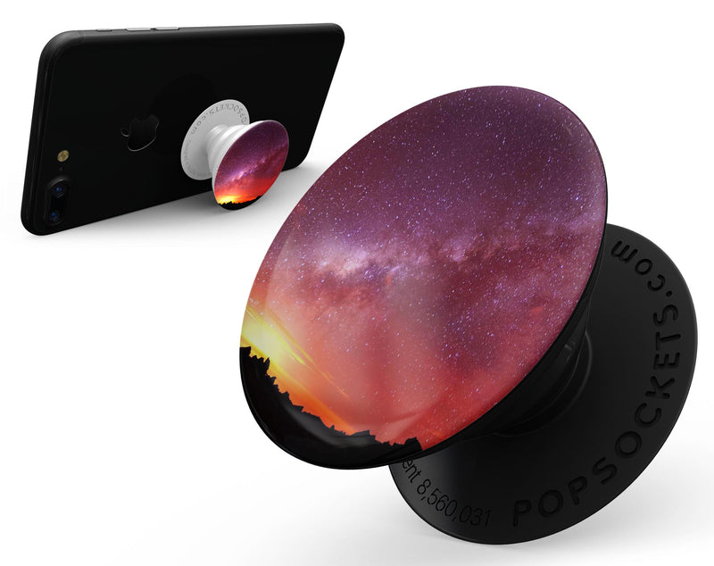 Beautiful Milky Way Sunset - Skin Kit for PopSockets and other Smartphone Extendable Grips & Stands