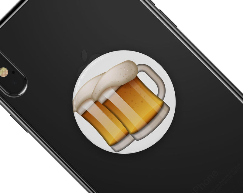 Beer Emoticon Emoji - Skin Kit for PopSockets and other Smartphone Extendable Grips & Stands