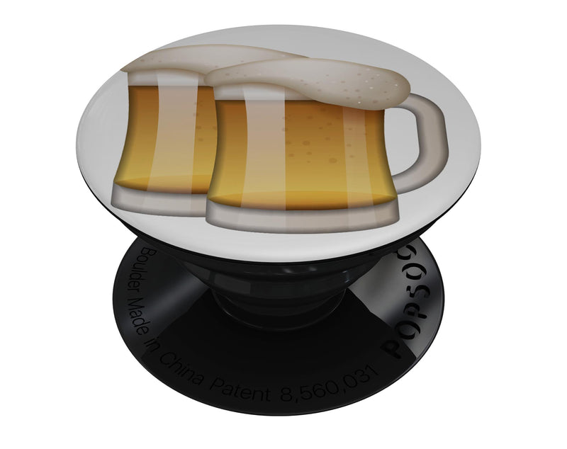 Beer Emoticon Emoji - Skin Kit for PopSockets and other Smartphone Extendable Grips & Stands