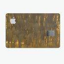 Beyond the Darkness a golden field - Premium Protective Decal Skin-Kit for the Apple Credit Card