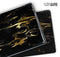 Black & Gold Marble Swirl V2 - Skin Decal Wrap Kit Compatible with the Apple MacBook Pro, Pro with Touch Bar or Air (11", 12", 13", 15" & 16" - All Versions Available)