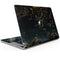 Black & Gold Marble Swirl V6 - Skin Decal Wrap Kit Compatible with the Apple MacBook Pro, Pro with Touch Bar or Air (11", 12", 13", 15" & 16" - All Versions Available)