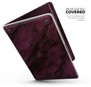 Black & Pink Marble Swirl V1 - Skin Decal Wrap Kit Compatible with the Apple MacBook Pro, Pro with Touch Bar or Air (11", 12", 13", 15" & 16" - All Versions Available)