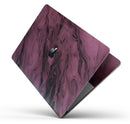 Black & Pink Marble Swirl V1 - Skin Decal Wrap Kit Compatible with the Apple MacBook Pro, Pro with Touch Bar or Air (11", 12", 13", 15" & 16" - All Versions Available)