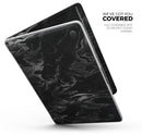 Black & Silver Marble Swirl V1 - Skin Decal Wrap Kit Compatible with the Apple MacBook Pro, Pro with Touch Bar or Air (11", 12", 13", 15" & 16" - All Versions Available)