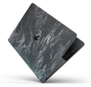 Black & Silver Marble Swirl V1 - Skin Decal Wrap Kit Compatible with the Apple MacBook Pro, Pro with Touch Bar or Air (11", 12", 13", 15" & 16" - All Versions Available)