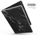 Black & Silver Marble Swirl V3 - Skin Decal Wrap Kit Compatible with the Apple MacBook Pro, Pro with Touch Bar or Air (11", 12", 13", 15" & 16" - All Versions Available)