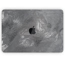 Black & Silver Marble Swirl V5 - Skin Decal Wrap Kit Compatible with the Apple MacBook Pro, Pro with Touch Bar or Air (11", 12", 13", 15" & 16" - All Versions Available)