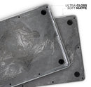 Black & Silver Marble Swirl V5 - Skin Decal Wrap Kit Compatible with the Apple MacBook Pro, Pro with Touch Bar or Air (11", 12", 13", 15" & 16" - All Versions Available)