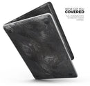 Black & Silver Marble Swirl V5 - Skin Decal Wrap Kit Compatible with the Apple MacBook Pro, Pro with Touch Bar or Air (11", 12", 13", 15" & 16" - All Versions Available)