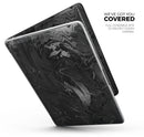 Black & Silver Marble Swirl V7 - Skin Decal Wrap Kit Compatible with the Apple MacBook Pro, Pro with Touch Bar or Air (11", 12", 13", 15" & 16" - All Versions Available)