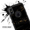 Black & Gold Marble Swirl V10 - Skin Kit for the iPhone OtterBox Cases