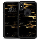 Black & Gold Marble Swirl V2 - Skin Kit for the iPhone OtterBox Cases