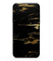 Black & Gold Marble Swirl V2 - iPhone XS MAX, XS/X, 8/8+, 7/7+, 5/5S/SE Skin-Kit (All iPhones Available)