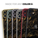 Black & Gold Marble Swirl V4  - Protective Skin Wrap & Decal – Compatible with iPhone SE to iPhone 17 Pro Max (All Models)