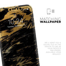 Black & Gold Marble Swirl V5  - Protective Skin Wrap & Decal – Compatible with iPhone SE to iPhone 17 Pro Max (All Models)