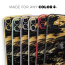 Black & Gold Marble Swirl V5  - Protective Skin Wrap & Decal – Compatible with iPhone SE to iPhone 17 Pro Max (All Models)