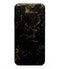 Black & Gold Marble Swirl V6 - iPhone XS MAX, XS/X, 8/8+, 7/7+, 5/5S/SE Skin-Kit (All iPhones Available)
