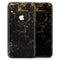 Black & Gold Marble Swirl V6 - Skin-Kit for the Apple iPhone XR, XS MAX, XS/X, 8/8+, 7/7+, 5/5S/SE (All iPhones Available)