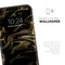 Black & Gold Marble Swirl V7 - Skin-Kit for the Apple iPhone XR, XS MAX, XS/X, 8/8+, 7/7+, 5/5S/SE (All iPhones Available)
