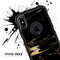 Black & Gold Marble Swirl V9 - Skin Kit for the iPhone OtterBox Cases