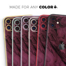 Black & Pink Marble Swirl V1 2  - Protective Skin Wrap & Decal – Compatible with iPhone SE to iPhone 17 Pro Max (All Models)