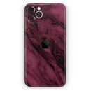 Black & Pink Marble Swirl V1  - Protective Skin Wrap & Decal – Compatible with iPhone SE to iPhone 17 Pro Max (All Models)