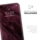 Black & Pink Marble Swirl V1  - Protective Skin Wrap & Decal – Compatible with iPhone SE to iPhone 17 Pro Max (All Models)