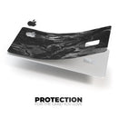 Black & Silver Marble Swirl V1 - Premium Protective Decal Skin-Kit for the Apple Credit Card