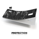 Black & Silver Marble Swirl V2 - Premium Protective Decal Skin-Kit for the Apple Credit Card