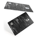 Black & Silver Marble Swirl V2 - Premium Protective Decal Skin-Kit for the Apple Credit Card