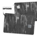 Black & Silver Marble Swirl V2 - Premium Protective Decal Skin-Kit for the Apple Credit Card