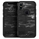 Black & Silver Marble Swirl V2 - Skin Kit for the iPhone OtterBox Cases