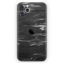 Black & Silver Marble Swirl V2  - Protective Skin Wrap & Decal – Compatible with iPhone SE to iPhone 17 Pro Max (All Models)