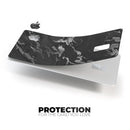 Black & Silver Marble Swirl V3 - Premium Protective Decal Skin-Kit for the Apple Credit Card