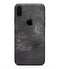 Black & Silver Marble Swirl V5 - iPhone XS MAX, XS/X, 8/8+, 7/7+, 5/5S/SE Skin-Kit (All iPhones Available)