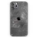 Black & Silver Marble Swirl V5  - Protective Skin Wrap & Decal – Compatible with iPhone SE to iPhone 17 Pro Max (All Models)