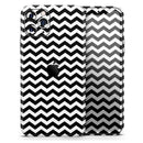 Black & White Chevron Pattern V2  - Protective Skin Wrap & Decal – Compatible with iPhone SE to iPhone 17 Pro Max (All Models)