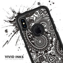 Black & White Paisley Pattern V1 - Skin Kit for the iPhone OtterBox Cases