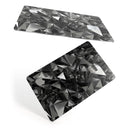 Black 3D Diamond Surface - Premium Protective Decal Skin-Kit for the Apple Credit Card