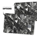Black 3D Diamond Surface - Premium Protective Decal Skin-Kit for the Apple Credit Card